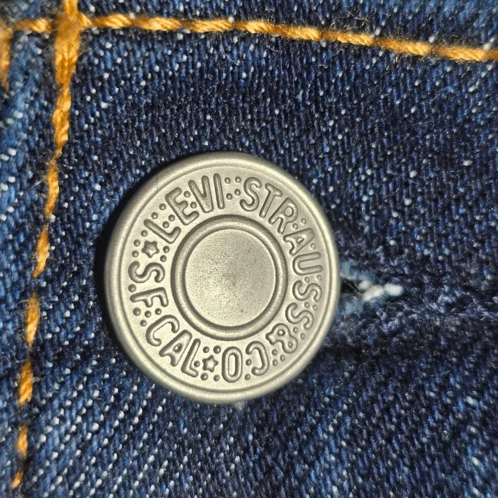 Levi's 502 Taper Jeans Mens 34x32 Dark Wash Indigo Stretch Denim NEW Classic
